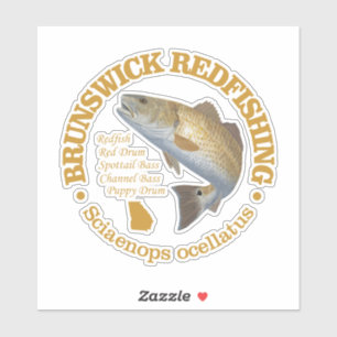 Brunswick GA (redfish) Sticker