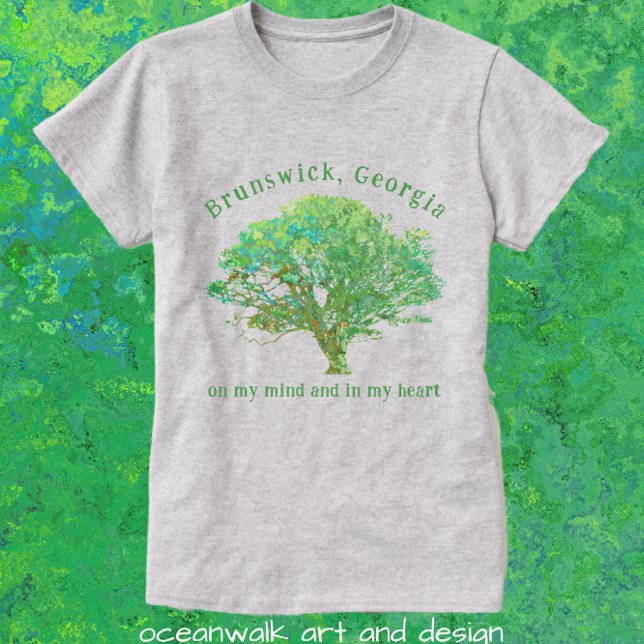 Brunswick Georgia Live Oak Tree T-Shirt (Creator Uploaded)