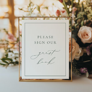 BRUNSWICK Green Guest Book Sign