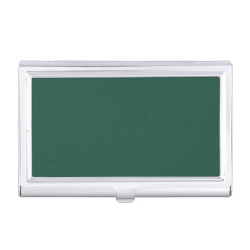 Brunswick Green Solid Color Business Card Case