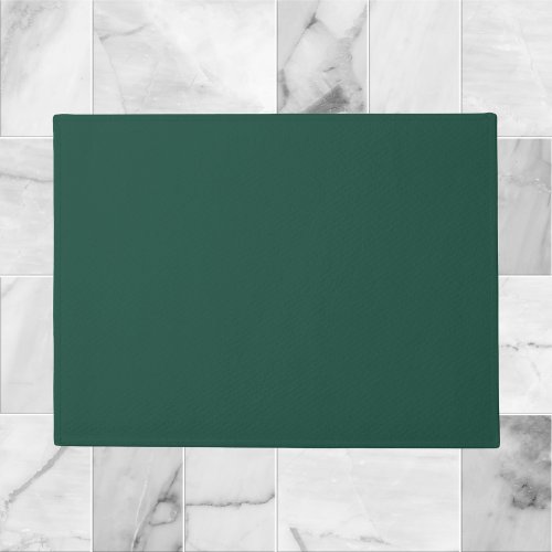 Brunswick Green Solid Color Doormat