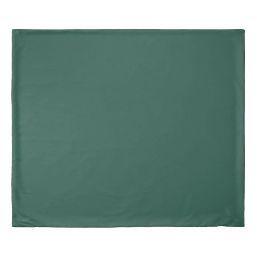 Brunswick Green Solid Color Duvet Cover