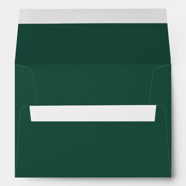 Brunswick green (solid color)  envelope (Back (Bottom))