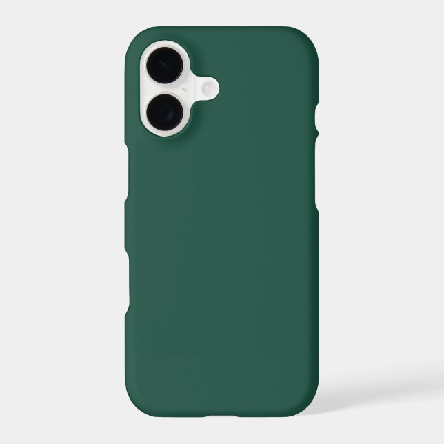 Brunswick Green Solid Color iPhone Case (Back)