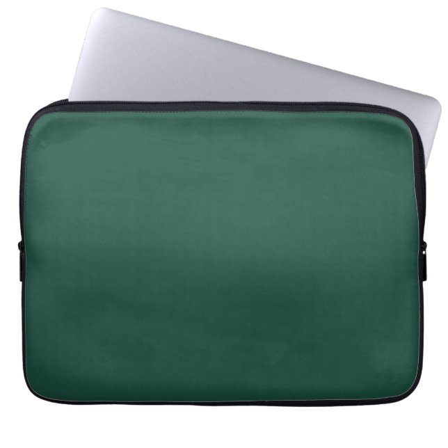 Brunswick green (solid color)  laptop sleeve (Front)