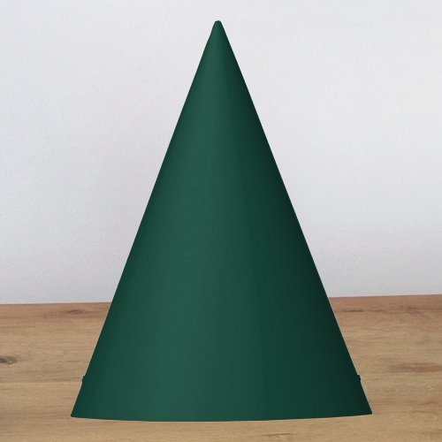 Brunswick Green Solid Color Party Hat