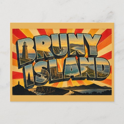 Bruny Island Tasmania Australia Island Wilderness Postcard
