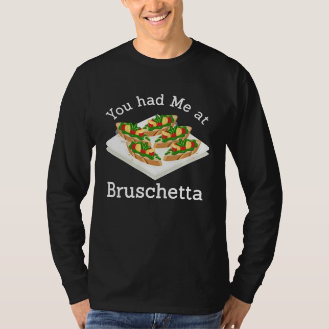 Bruschetta Apparel Italy Antipasto T-Shirt (Front)