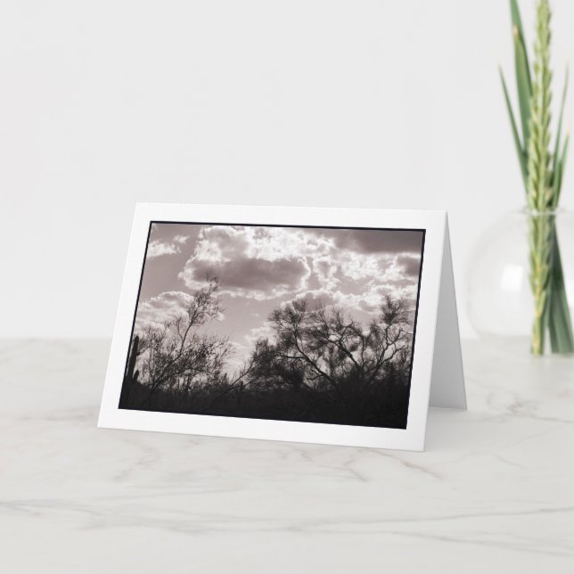 Brush Backlight Greeting Card (Front)