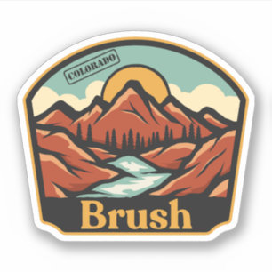 Brush, Colorado Sticker