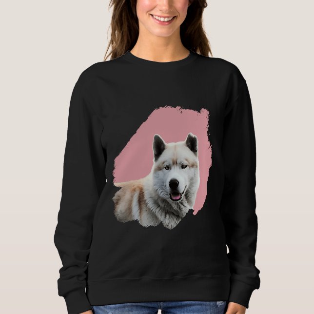 Brush Dog Husky Sweatshirt (Front)