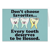 Brush & Floss Dental Humor (Front Horizontal)