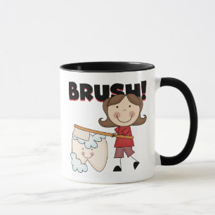 BRUSH - Girl With Tooth Tshirts and Gifts Mug