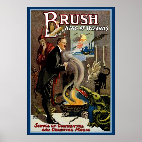Brush  King of Wizards Poster