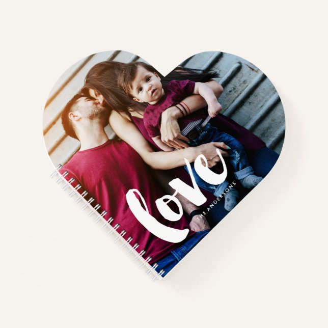 Brush Lettering "Love" Notebook (Front)
