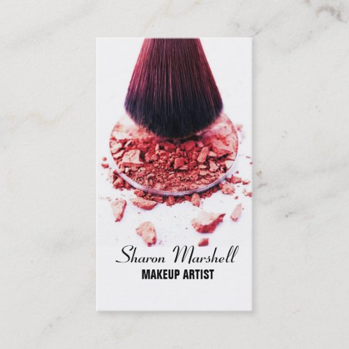Brush/ Makeup Artist Cosmetologist Beauty Salon Business Cards