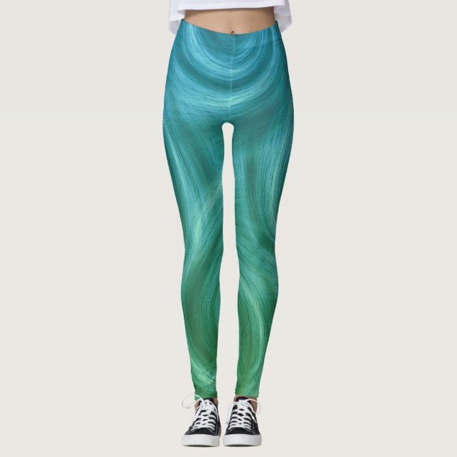 Brush Marks Leggings (Front)