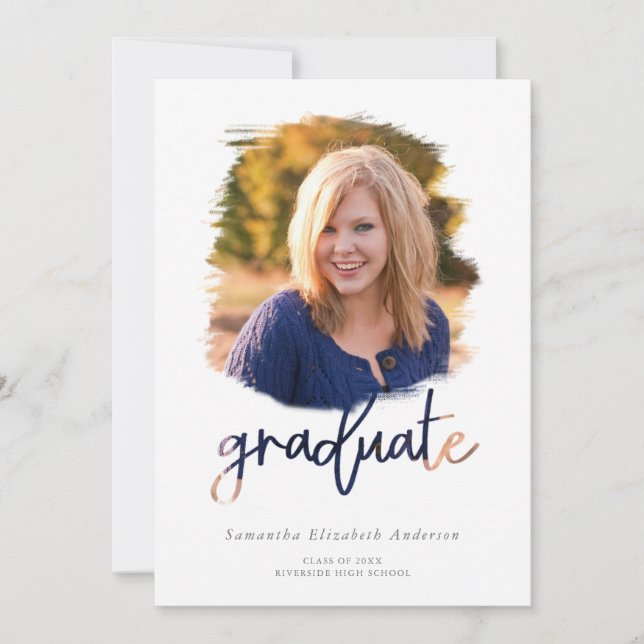 Brush Photo 2026 Graduate Graduation Party (Front)