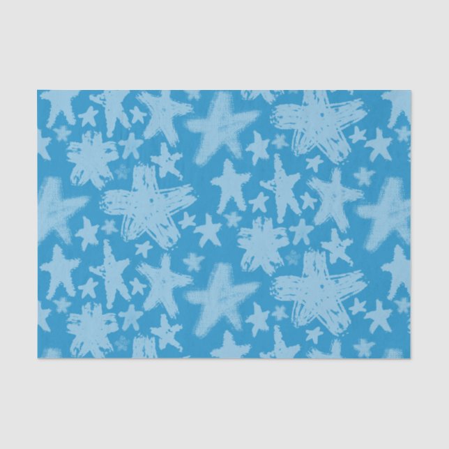 Brush Stars Pattern Tissue Paper (Front)