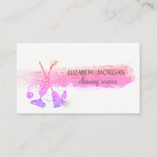 Brush Stroke,Glitter Broom,Vacuum cleaner Business Card
