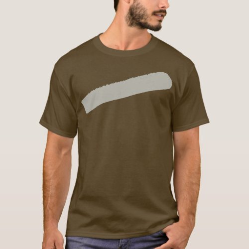 Brush Stroke Minimal Art T_Shirt