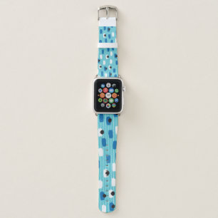 Brush stroke seamless pattern, hand-drawn. apple watch band