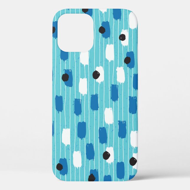 Brush stroke seamless pattern, hand-drawn. Case-Mate iPhone case (Back)