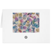 Brush strokes abstract design cards (Back Horizontal)