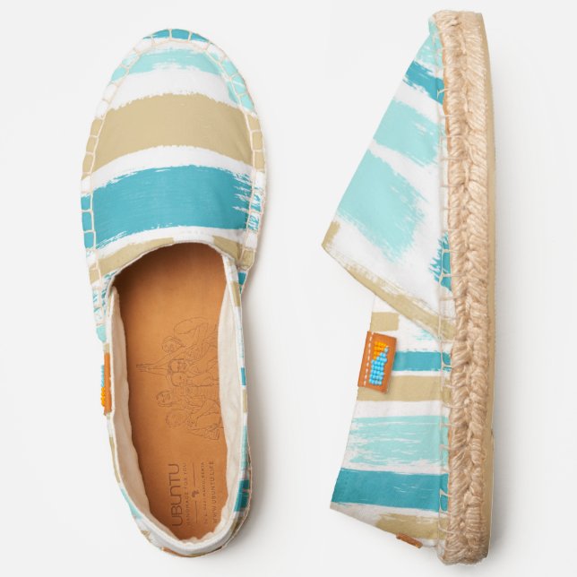 Brush Strokes Abstract Palette11 ID687 Espadrilles (Side)