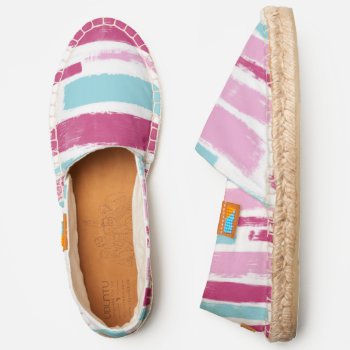 Brush Strokes Abstract Palette9 Id687 Espadrilles by arrayforaccessories at Zazzle