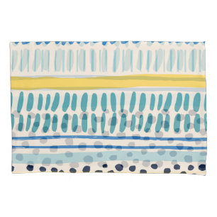 Brush Strokes: Abstract Seamless Fun Pillow Case