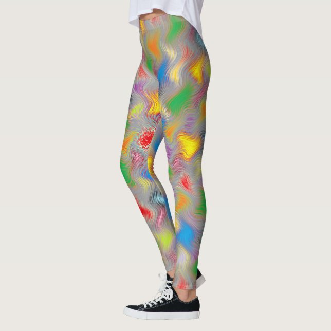Brush Strokes Leggings (Left)
