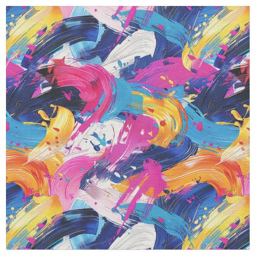 brush strokes pattern fabric