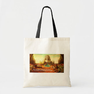 Brush Temple Tote Bag