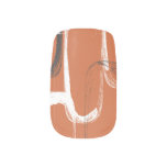 Brush Texture: Seamless Orange Background Minx Nail Art