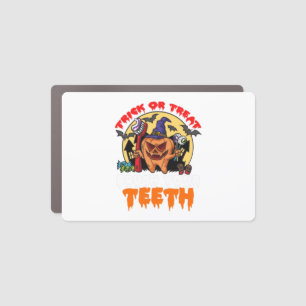 Brush Your Teeth Funny Dental Hygienist Pun Car Magnet