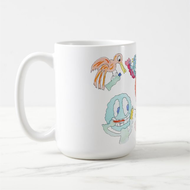 Brush Your Teeth, Little Monsters! Coffee Mug (Left)