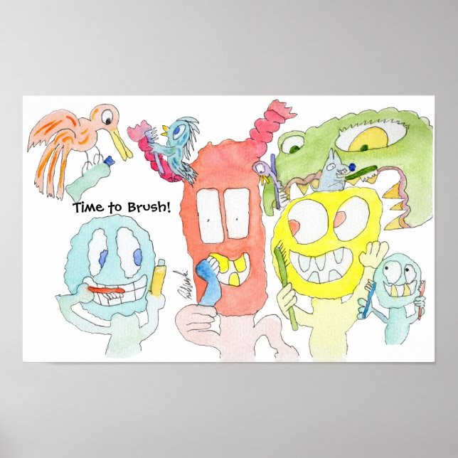 Brush Your Teeth, Little Monsters! Poster (Front)