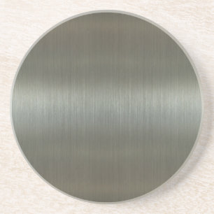 Brushed Aluminum Drink Coaster