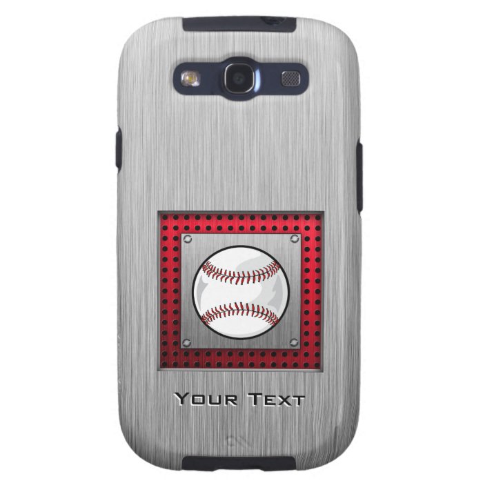 Brushed Aluminum look Baseball