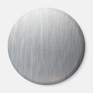 Brushed Aluminum Metal Magnet