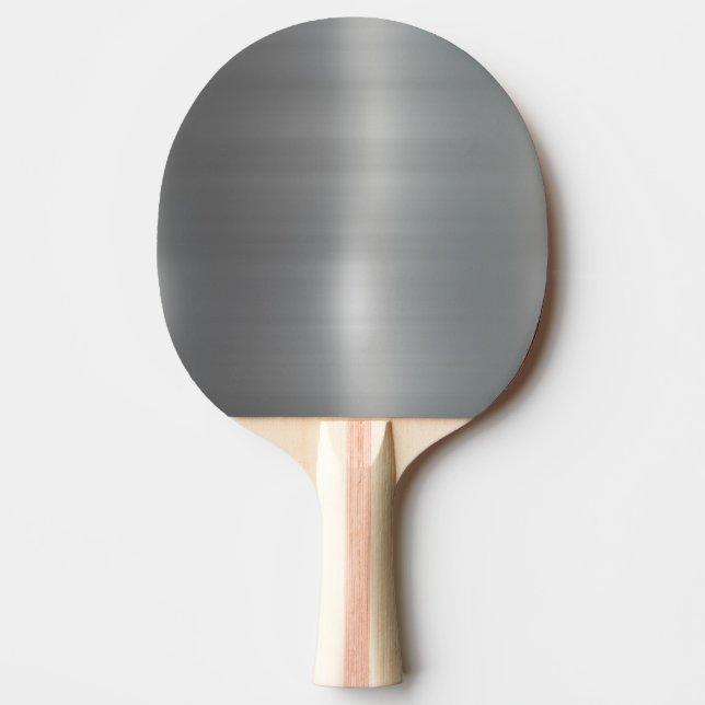 Brushed Aluminum Ping Pong Paddle (Front)