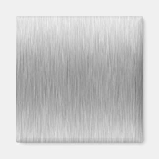 Brushed Aluminum Stainless Steel Textured Magnet