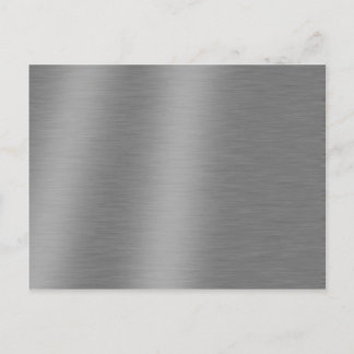 Brushed Aluminum Texture Postcard