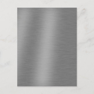 Brushed Aluminum Texture Postcard