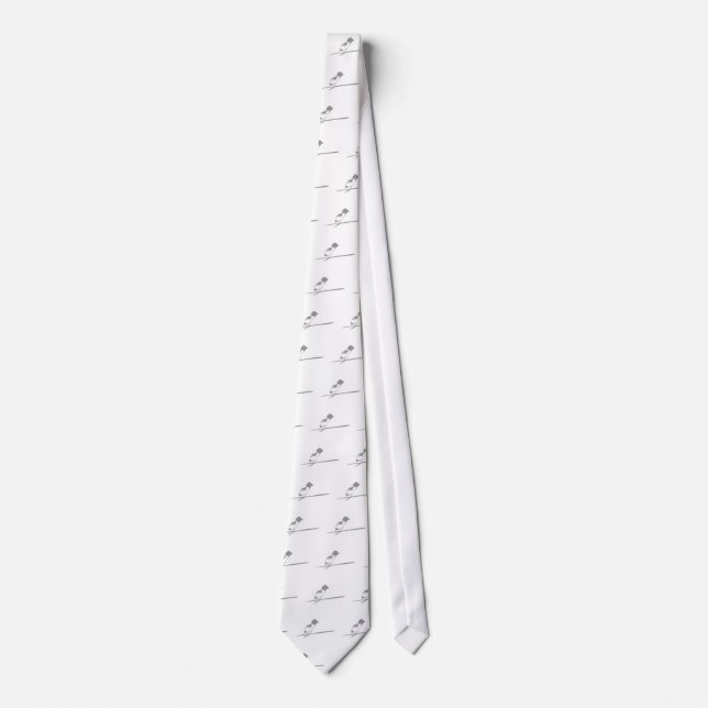 Brushed Bird Neck Tie (Front)