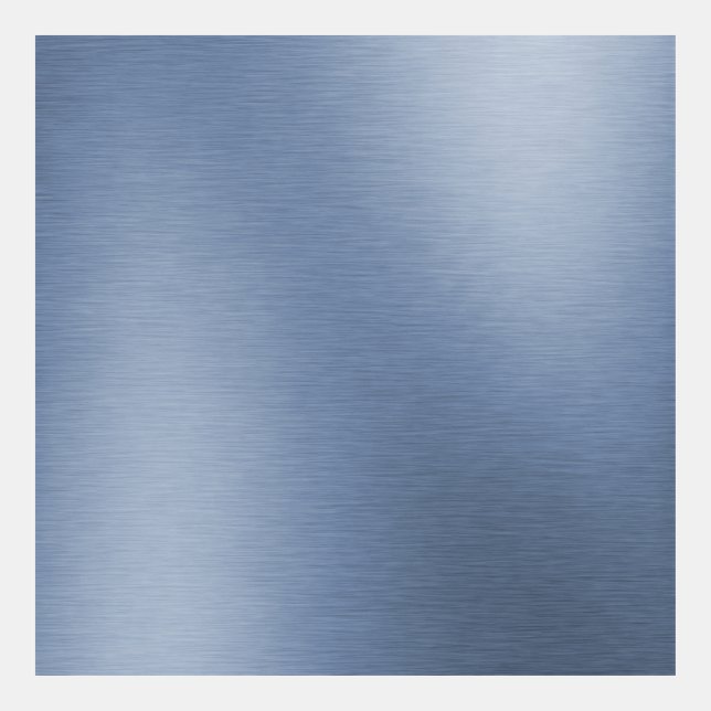 Brushed Blue Sheet Metal Reflective Texture (Front)