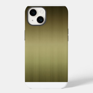 Brushed Brass Look iPhone 14 Case