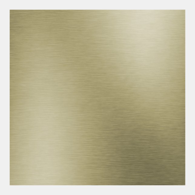 Brushed Brass Sheet Metal Reflective Texture (Front)