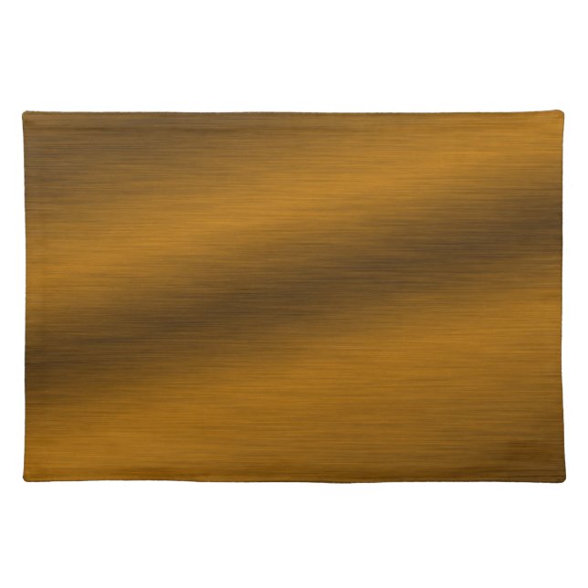 Brushed Bronze Background Cloth Placemat (Front)